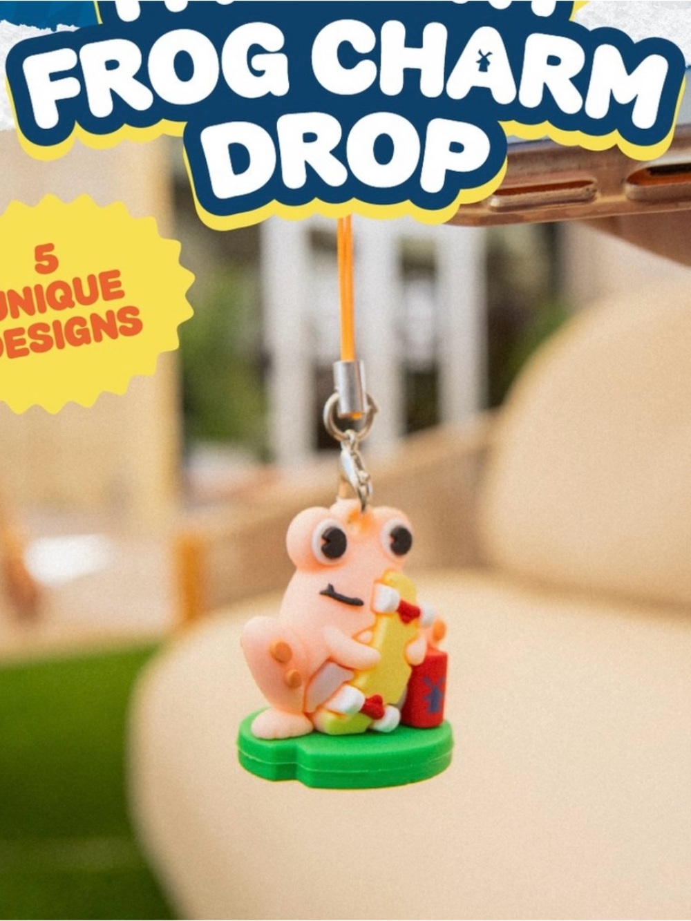 Skateboard Dutch Bros Frog Charm